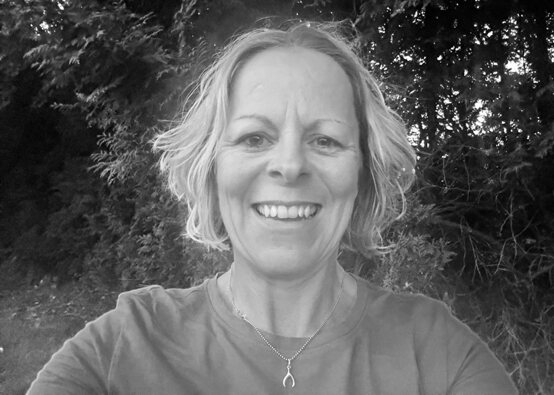 Melissa Goring, the studio's Reformer Pilates instructor